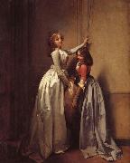 Louis-Leopold Boilly In the Entrance oil